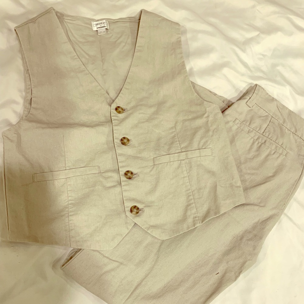 Linnen Vest and Pants